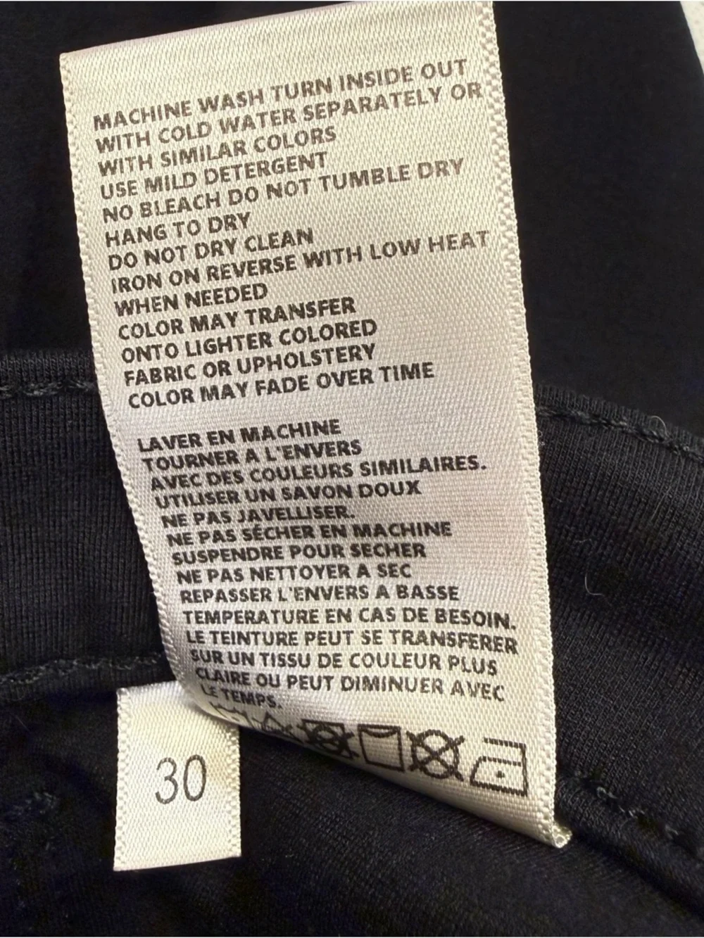 L’Agence Clayton High Rise Wide Leg Ponte Pants Black Size 30 - Picture 12 of 13